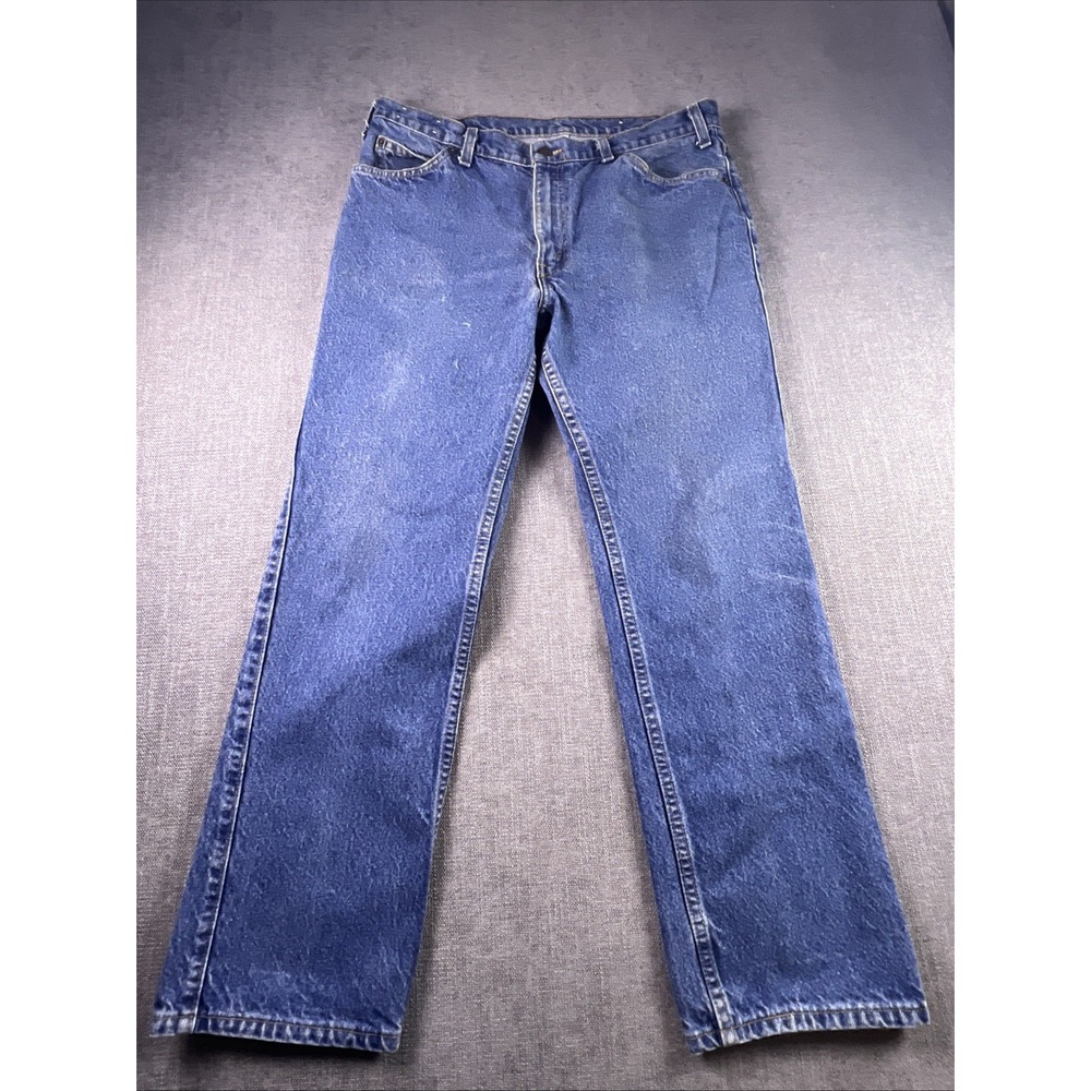 Vintage Levis Two Horse Brand Jeans Mens Size 34x30 Leather Tab Made in USA 80s